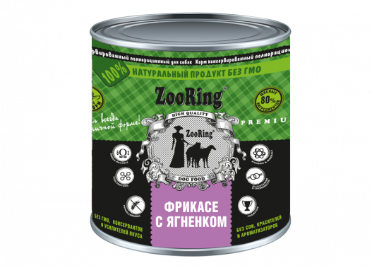 Zooring Dog консервы для собак всех пород и возрастов с ягненком