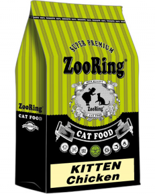 Zooring Kitten Chicken сухой корм для котят с курицей