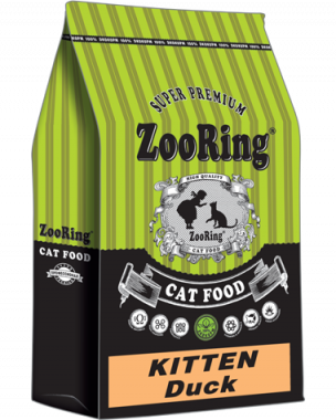 Zooring Kitten Duck сухой корм для котят с уткой
